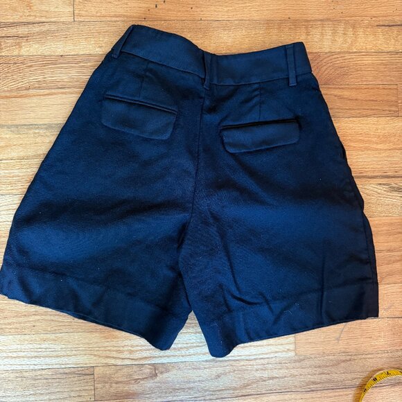 Banana Republic Black Wool Tailored Shorts - Picture 2 of 7